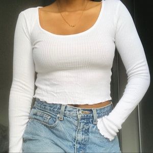 Forever 21 Ribbed Crop Top - EUC
